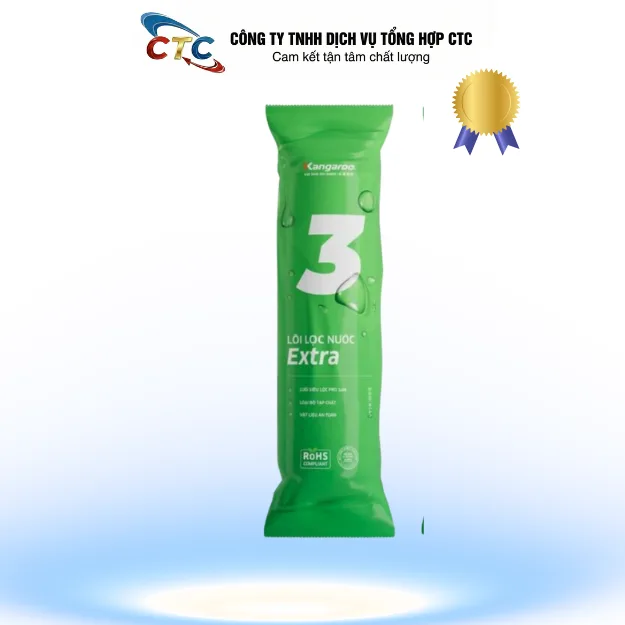 Lõi lọc nước Kangaroo số 3 CTO than hoạt tính dạng khối