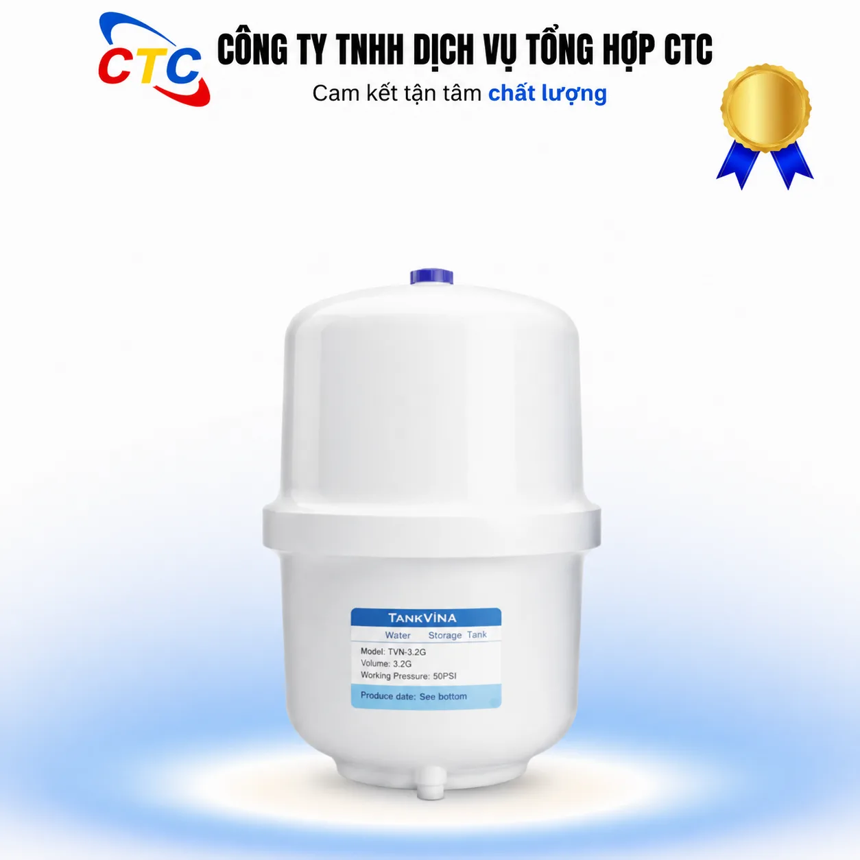 Hình ảnh bình áp 4.0 dùng cho máy lọc nước RO của LỌC NƯỚC CTC