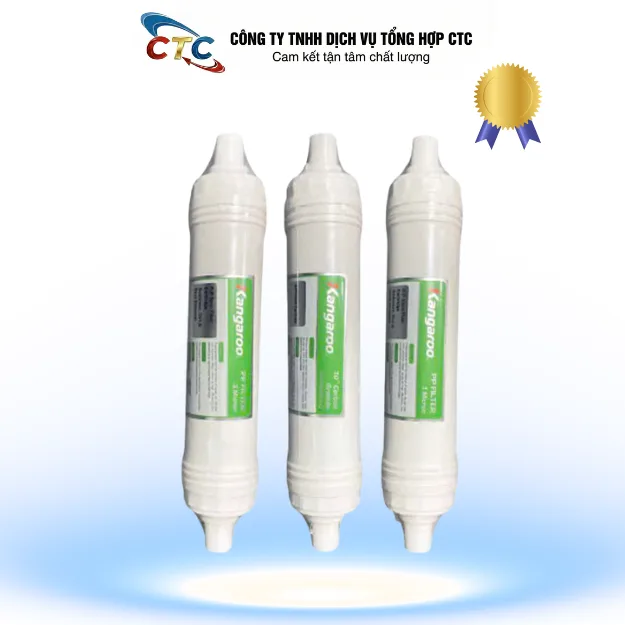 Bộ 3 lõi lọc nước Kangaroo số 1, 2, 3 đấu nhanh chính hãng - ảnh 2