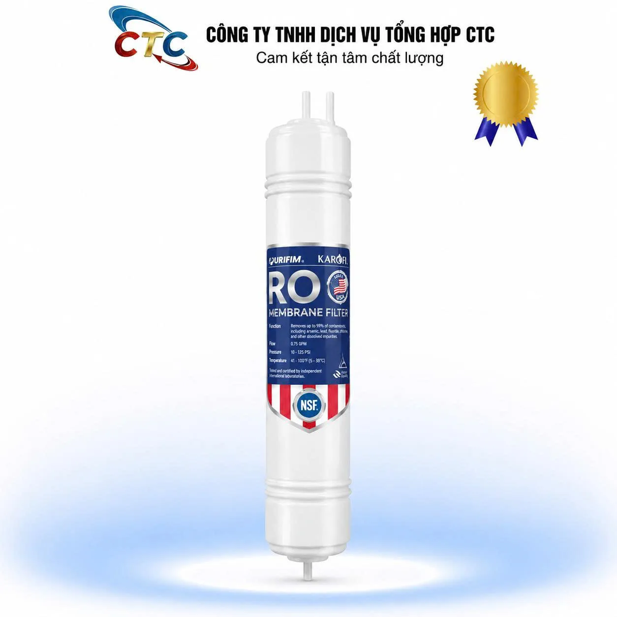 Lõi lọc Màng RO Karofi Đúc Nguyên Khối chính hãng
