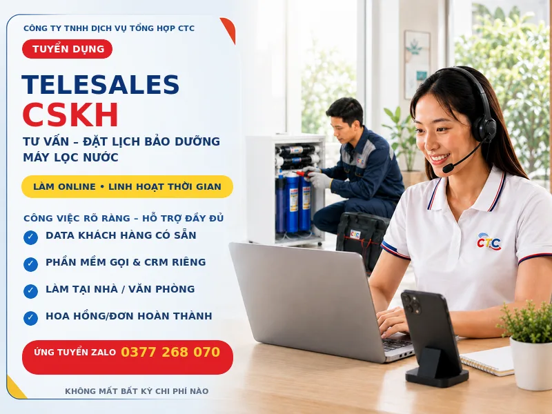 Cơ hội việc làm cho hàng trăm lao động làm Online tại nhà