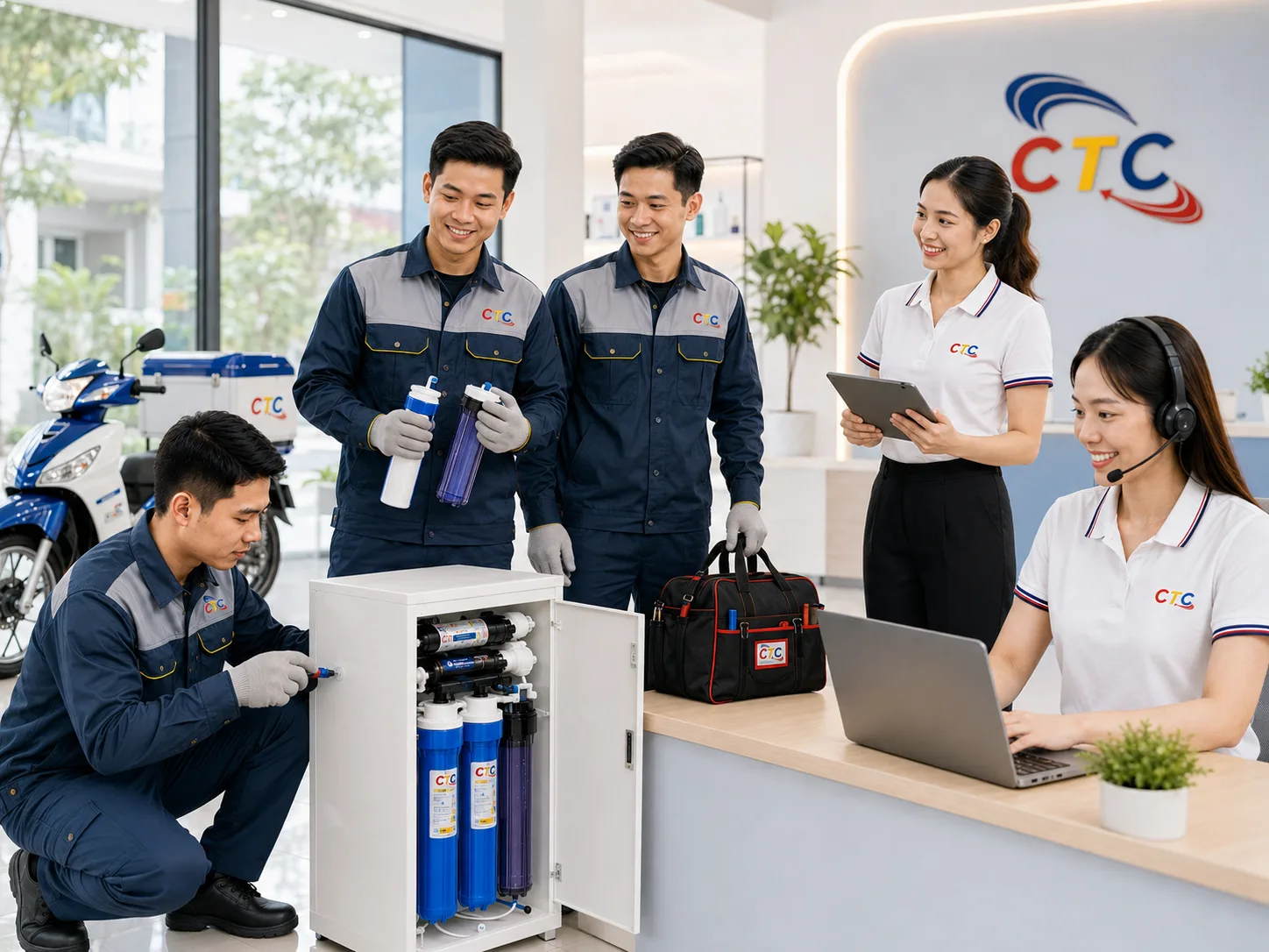 LỌC NƯỚC CTC: Tiên Phong Giải Pháp Dịch Vụ Tận Nhà Đến Mọi Tỉnh Thành