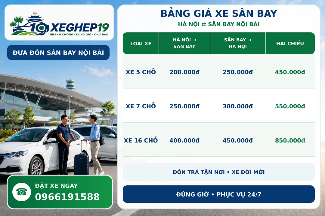 Đưa đón sân bay