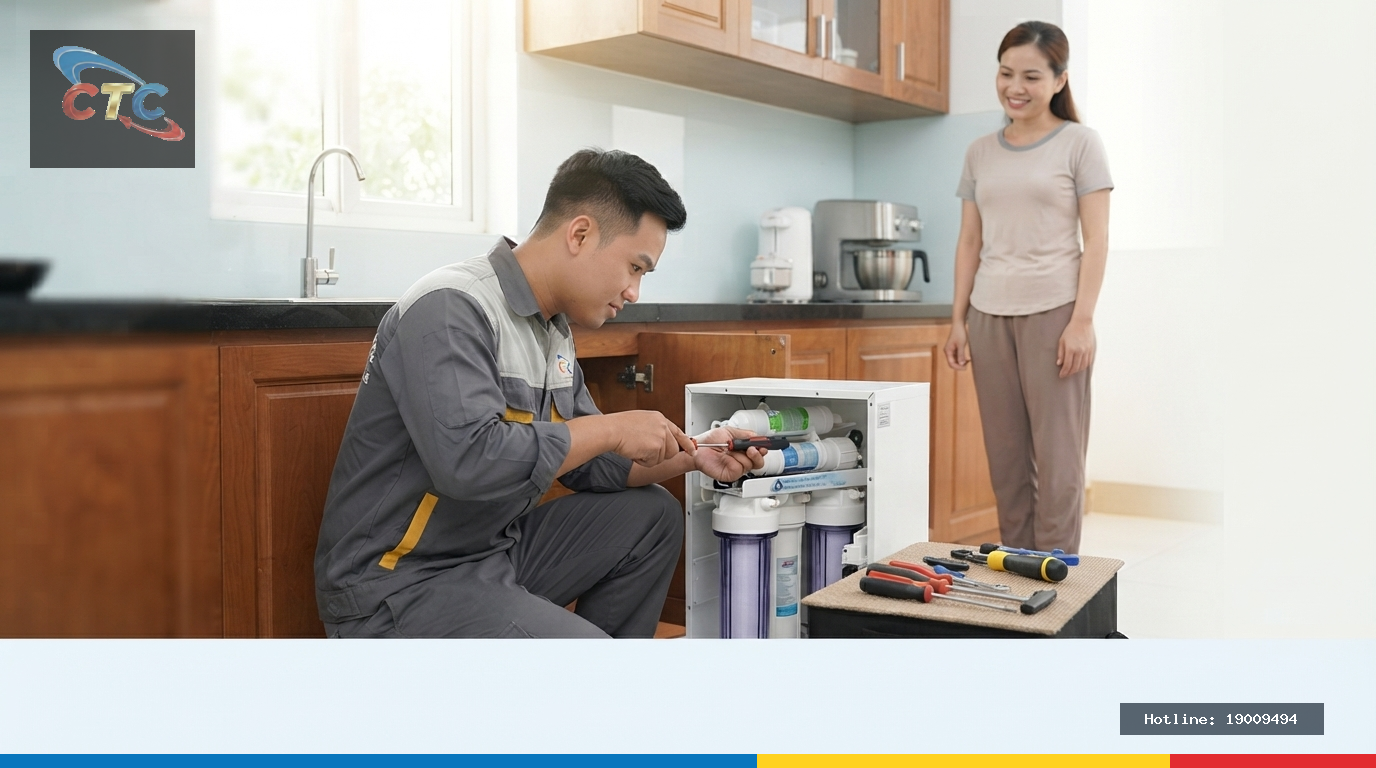 Sửa Máy Lọc Nước Tại Nhà Hãy Gọi Dịch Vụ CTC