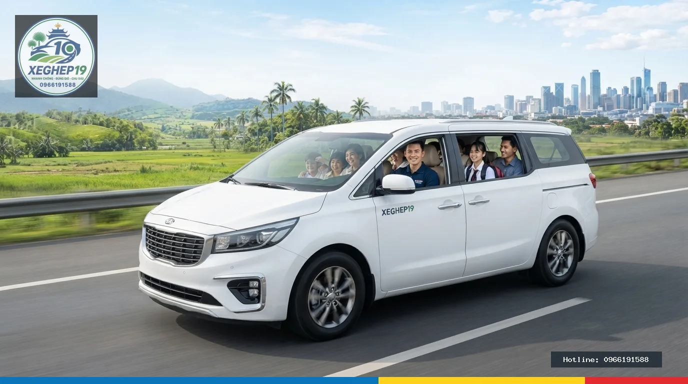 Bảng Giá Xe Ghép Cẩm Khê Hà Nội Mới Nhất 2026: Tiết Kiệm Đến 30%