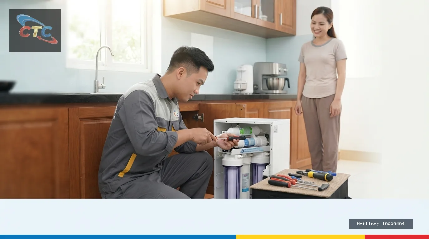 Sửa Máy Lọc Nước Tại Nhà Hãy Gọi Dịch Vụ CTC